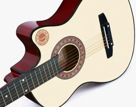 卡斯摩38寸吉他民谣吉他木吉他初学者入门练...