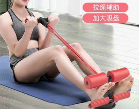 仰卧起坐辅助器吸盘式固定脚卷腹收腹运动瑜伽...