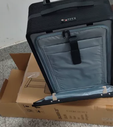 （微瑕疵品）前开门全铝镁合金侧开20寸拉杆...