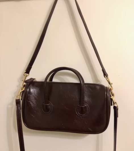 非所物美拉德色系复古棕色斜挎女包单肩包 [...