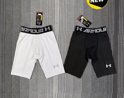全新包邮UA短裤男安德玛五分裤篮球紧身裤运...