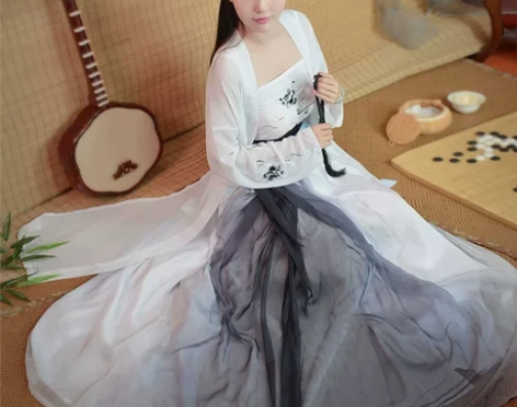 如梦霓裳花非花齐腰下裙M码 可换发簪 链接...