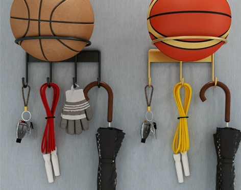 免打孔篮球收纳架家用置物球架足球摆放类运动...