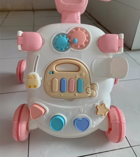 宝宝学步车手推车防侧翻学走路助步车婴儿玩具...