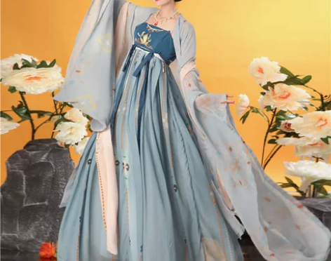 ?汉旭【至尊红颜】唐制诃子裙汉服女正品原创...