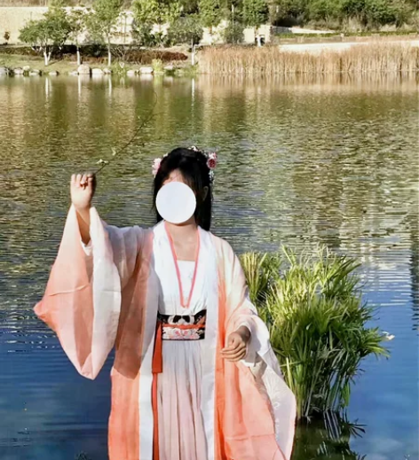 灵语鹤下裙105，l码可以看细节，有瑕疵，...