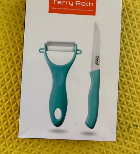 陶瓷刀具两件套，一个削皮刀，一个水果刀，全...