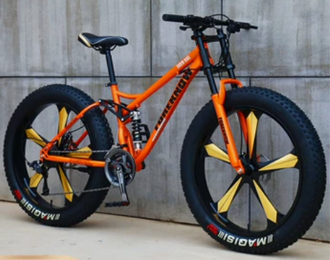 山地车自行车成人越野车沙滩雪地车4.0大轮...