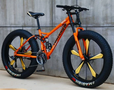 山地车自行车成人越野车沙滩雪地车4.0大轮...