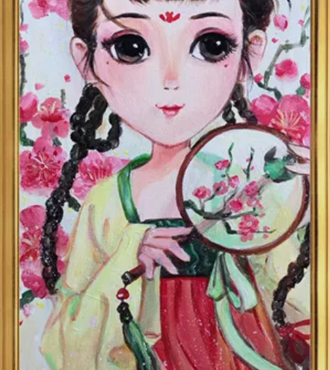 定制手绘装饰画，彩铅、素描、丙烯色彩 等风...