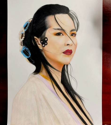 彩铅肖像画画定制 简易写实 纯手绘定制 可...