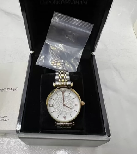 阿玛尼满天星女士手表 佟丽娅同款 正品正品...