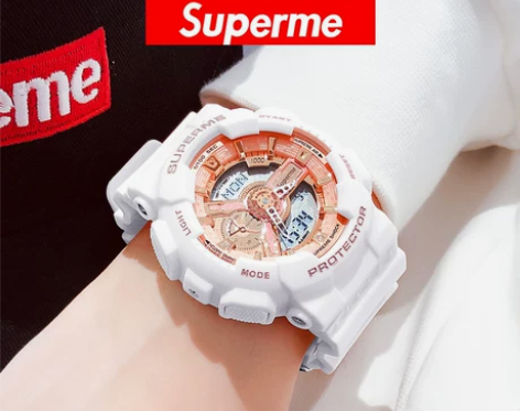 电子手表女款时尚ins风独角兽潮流男学生初...