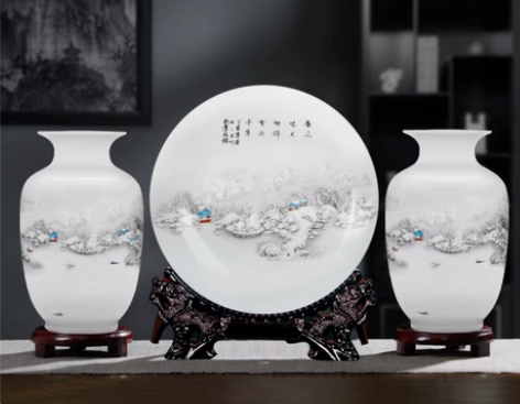 商场撤柜大厅摆件 三件套全新包邮！带支架。...