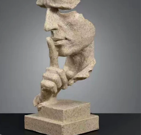 沉默是金摆件客厅酒柜装饰，直接拍下就可以会...