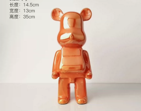 贝汉美轻奢存钱罐暴力熊摆件家居客厅酒柜电视...