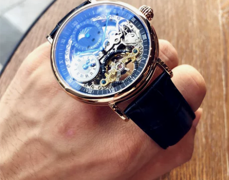 2023新款镂空全自动机械表陀飞轮手表男士...