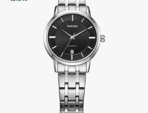 雷诺经典时尚女表精钢防水石英表轻薄简约女士...