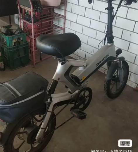 二手正步山地电动自行车20寸锂电铝合金国标...