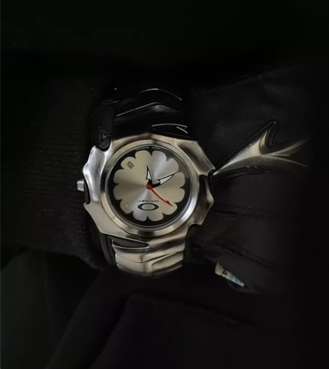 oakley刀锋白异形复古男腕表未来设计风...