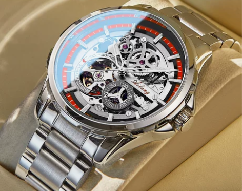 瑞士认证手表新款镂空机械表防水全自动时尚商...