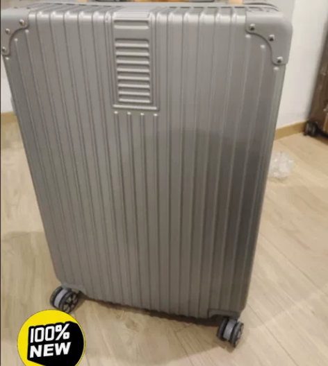 SOO行李箱26英寸复古万向拉杆箱男学生旅...