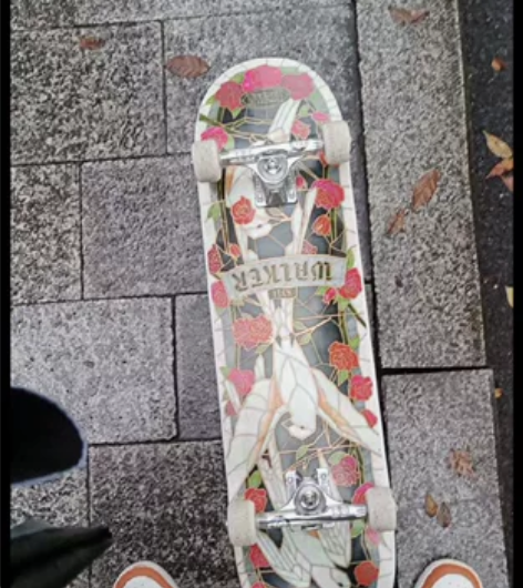 美国real白色和平鸽双翘非儿童板专业滑板...