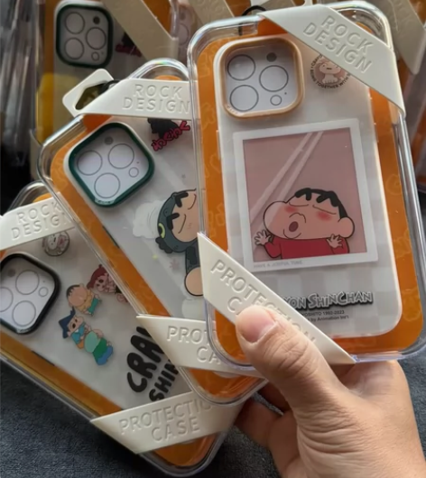 全新正品Rock洛克蜡笔小新手机壳适用苹果...