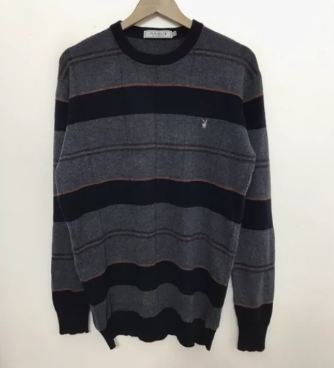 正品花花公子名牌男士长袖羊毛衫,60包邮 ...