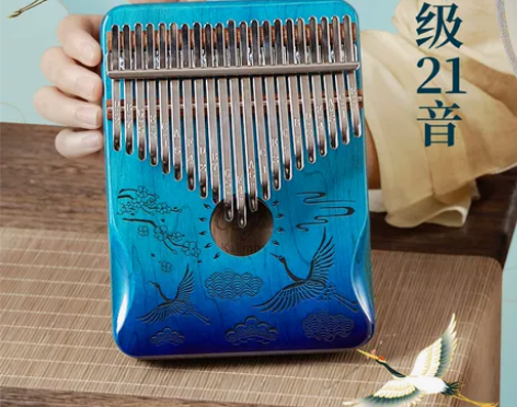 拇指琴卡林巴17音初学者女生乐器卡巴林五手...