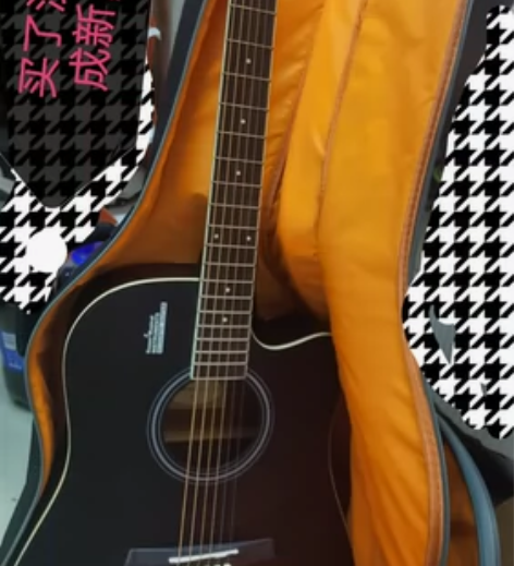 闲置卢森面单板吉他41寸，买了就没用过，可...