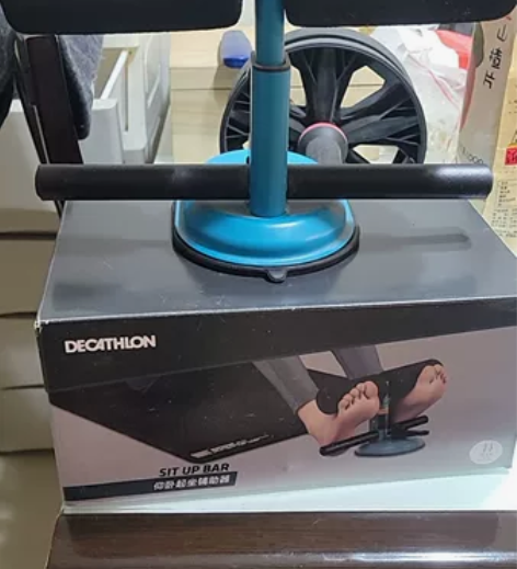 迪卡侬仰卧起坐辅助器,没用几次。包装在,见...