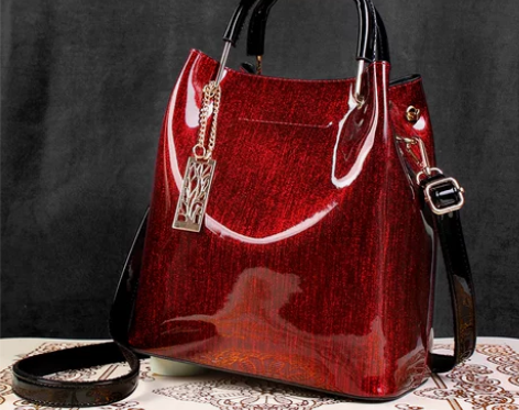 真皮包包妈妈包真皮女包大包2023新款红色...