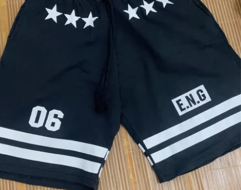 跑男同款紧身套装打底裤韩版运动篮球短裤潮春...