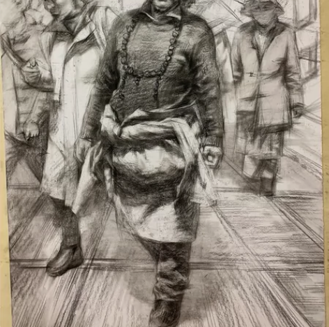 4开场景速写，命题创作便宜出售，可私人订制...