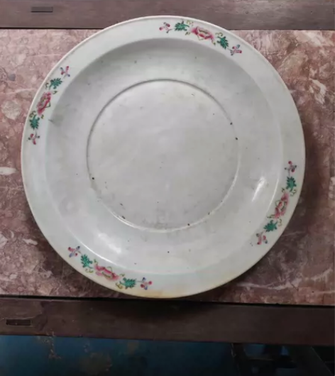 567景德镇粉彩陶瓷花盆底盘，直径38厘米...