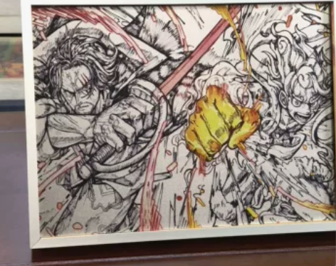 海贼王手办周边路飞索隆山治生日礼物金属定制...