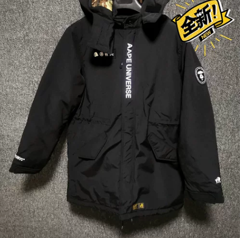 Aape中长款男装外套 M码黑色 Aape...