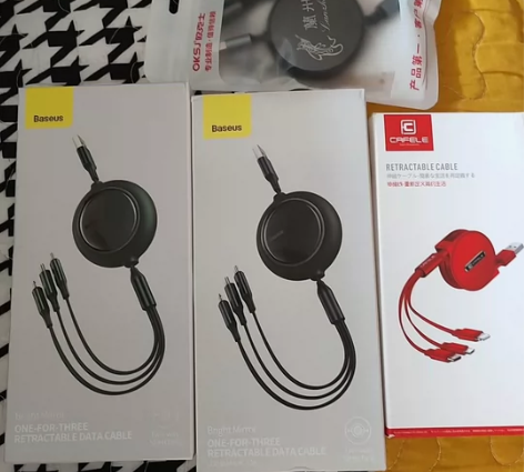 全新数据线4只， cafele/卡菲乐1，...