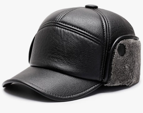 啄木鸟中老年人帽子男士冬季棒球男老年冬天男...