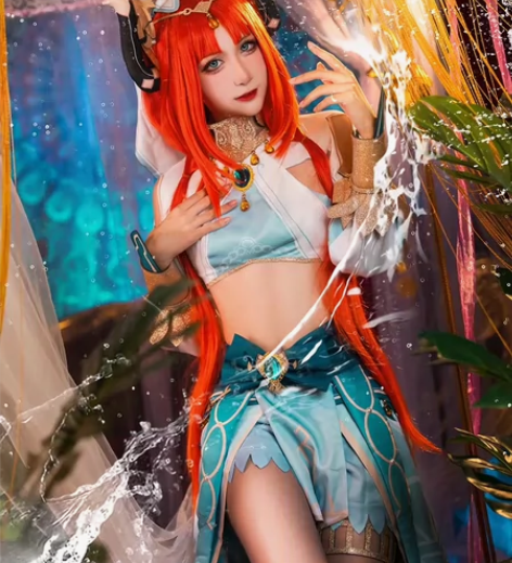 全新原神联动妮露cos服cosplay动漫...