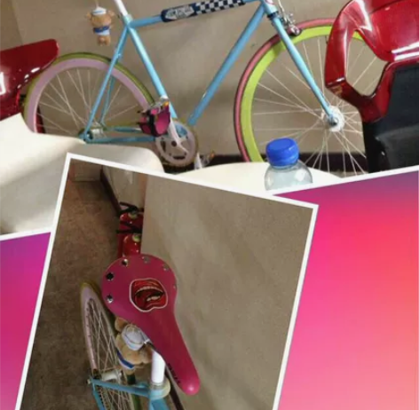 死飞 初学者 配色巨巨巨巨美 我自己攒的配...