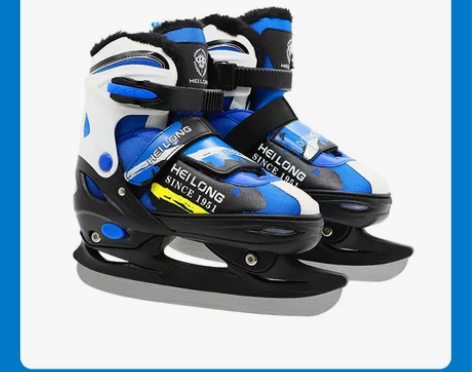 黑龙冰刀鞋球刀速滑刀学生成人儿童男女可调专...