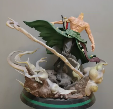 海贼王GK索隆大号手办模型雕像摆件，无头雕...