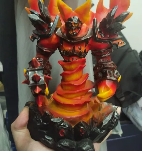 暴雪 魔兽世界 拉格纳罗斯，雕像。无包装盒...