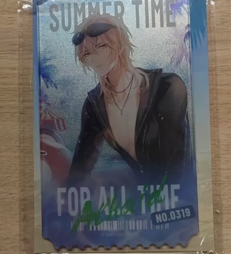 【出】刀出路辰湛蓝海岛系列亚克力票根 标价...