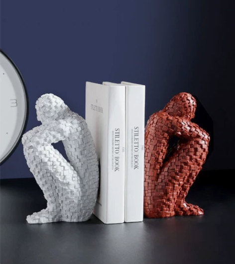 简约现代轻奢创意人物办公室摆件家居客厅酒柜...