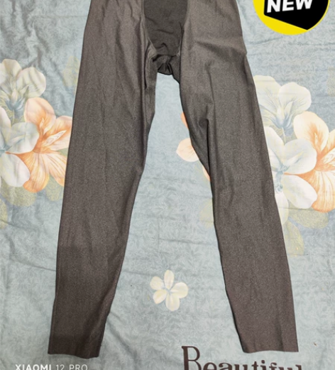 美码L海淘正品九分紧身裤特价仅一件 未拉伸...