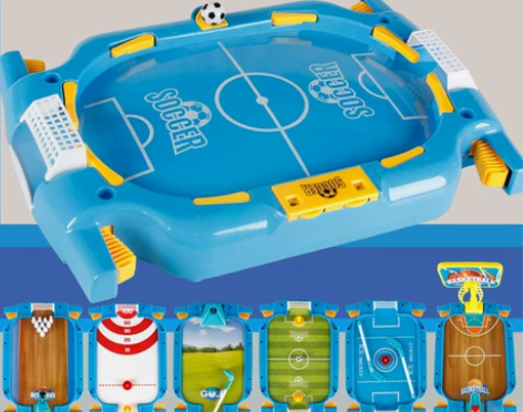 室内桌上游戏机桌式足球台运动互动足球亲子弹...