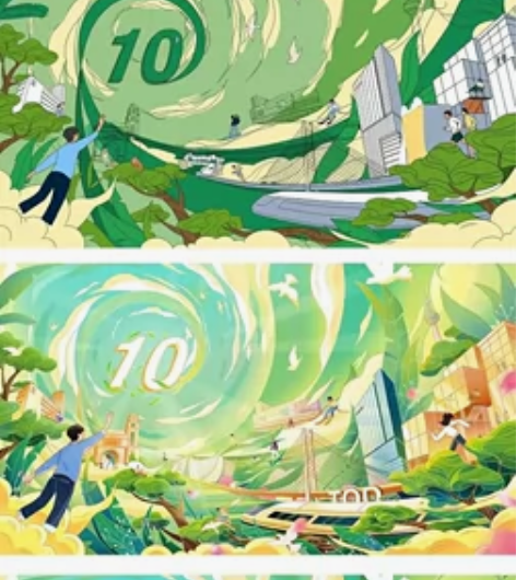 IP形象设计/吉祥物/三视图/原创/企业形...